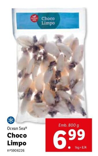 Lidl Ocean Sea Choco Limpo 800g promoção