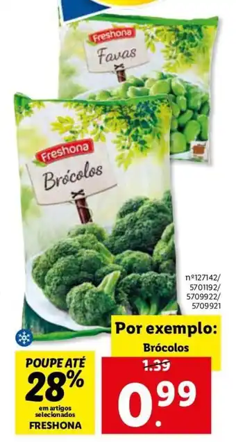 Lidl Brócolos Freshona promoção