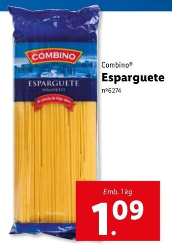 Lidl Combino Esparguete 1kg promoção