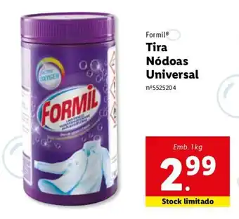 Lidl Formil Tira Nódoas Universal 1kg promoção
