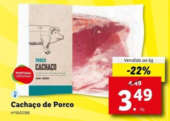 Lidl Cachaço de Porco promoção