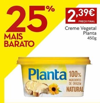 Amanhecer Margarina vegetal planta promoção