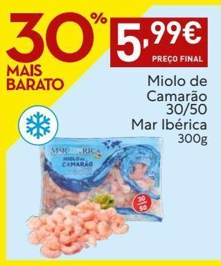 Amanhecer Camarão mar ibérica promoção