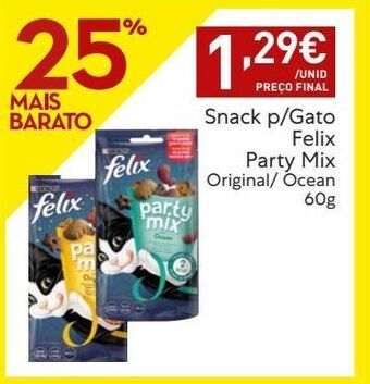 Amanhecer Ração para gatos felix promoção