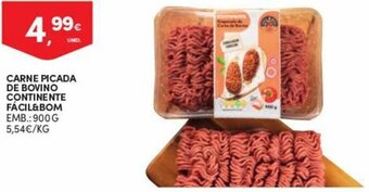 Continente Carne Picada de Bovino Continente Fácil & Bom 900g promoção
