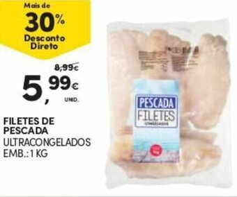 Continente Filetes de Pescada 1kg promoção
