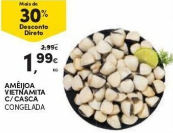 Continente Amêijoa Vietnamita C/Casca Congelada promoção