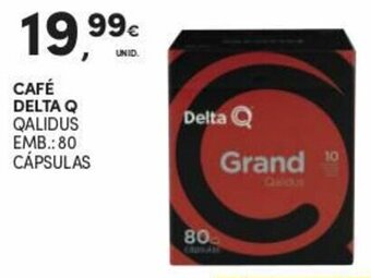 Continente Café Delta Q 80 Cápsulas promoção