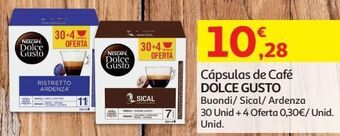 Auchan Cápsulas dolce gusto promoção