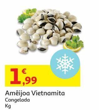 Auchan Ameijoa vietnamita congelada:kg de peso liquido promoção