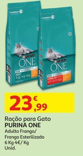 Auchan Ração gato one promoção