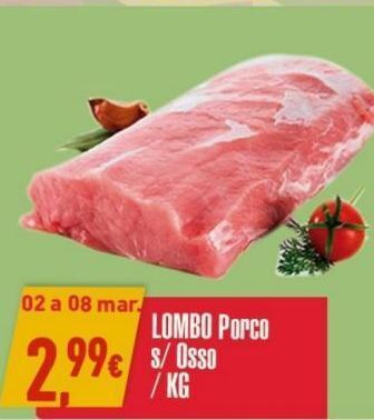 Miranda Supermercados Lombo suíno promoção