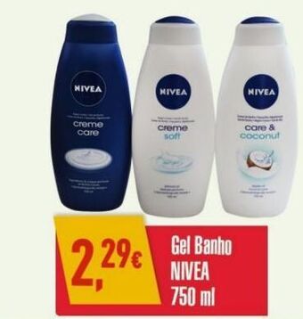 Miranda Supermercados Gel de banho nivea promoção