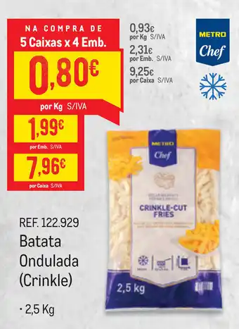 Batata Ondulada 2,5kg