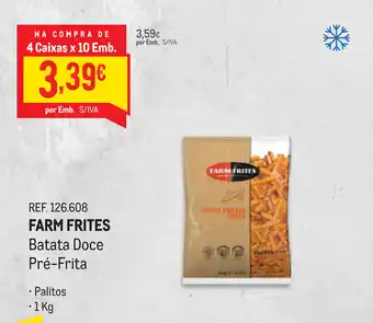 Makro Farm Frites Batata Doce Pré-Frita 1kg promoção