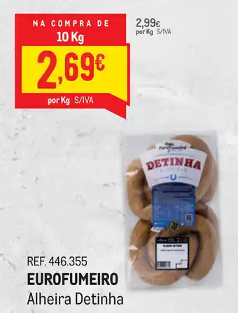Eurofumeiro Alheira Detinha
