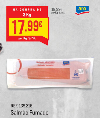 Makro Salmão Fumado promoção