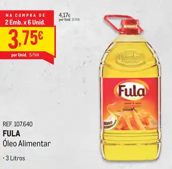 Makro Fula Óleo Alimentar 3Litros promoção