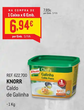 Makro Knorr Caldo de Galinha 1kg promoção