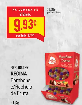Regina Bombons c/Recheio de Fruta 1kg