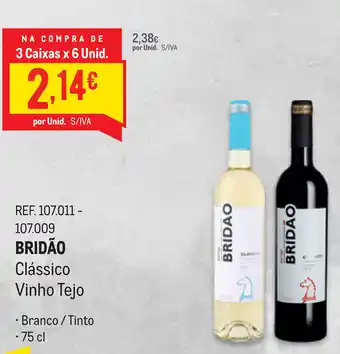 Bridão Clássico Vinho Tejo 75cl