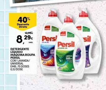 Continente Bom dia Detergente líquido persil promoção