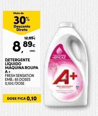 Continente Bom dia Detergente líquido a+ promoção