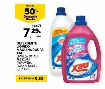 Continente Bom dia Detergente líquido xau promoção