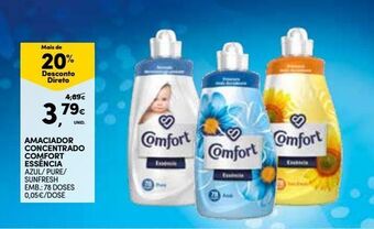 Continente Bom dia Amaciador comfort promoção