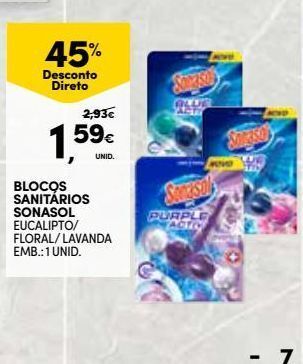 Pastilhas para wc sonasol