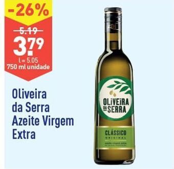 Azeite extravirgem oliveira da serra