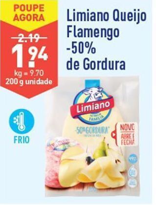 ALDI Queijos limiano promoção