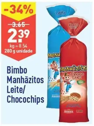 ALDI Pão doce com chocolate manhãzitos promoção