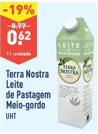 ALDI Leite terra nostra promoção