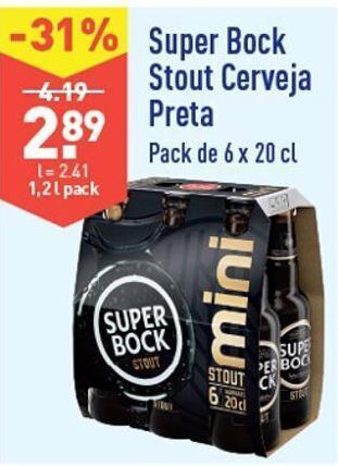 ALDI Cerveja super bock promoção