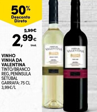 Continente Vinho Vinha da Valentina 75cl promoção