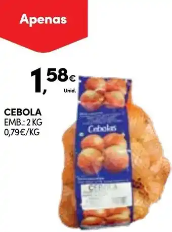 Continente Cebola 2kg promoção