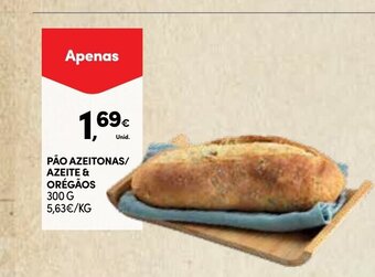 Continente Pão Azeitonas / Azeite & Oregaos 300g promoção