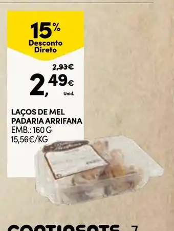 Laços de Mel Padaria Arrifana 160g