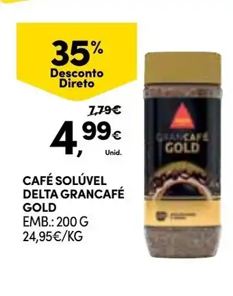 Continente Cafe Soluvel Delta Grancafe Gold promoção