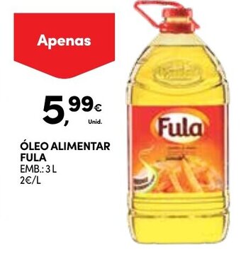 Continente Óleo Alimentar Fula 3L promoção