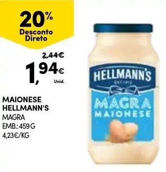 Maionese Hellmann's 459g