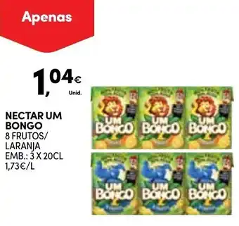 Continente Nectar UM Bongo 3x20cl promoção