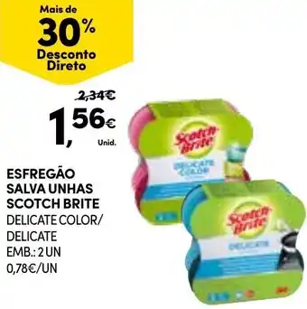 Esfregão Salva Unhas Scotch Brite 2 Un