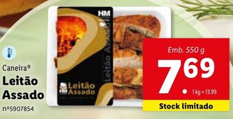 Lidl Caneira Leitão Assado 550g promoção