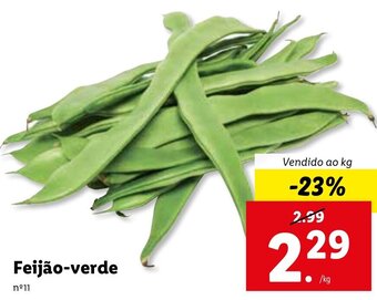 Lidl Feijão - Verde promoção