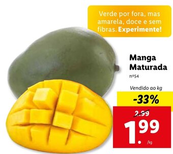 Lidl Manga Maturada promoção