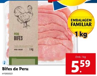 Lidl Bifes de Peru 1kg promoção