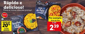 Lidl Monissa Arroz de Pato promoção
