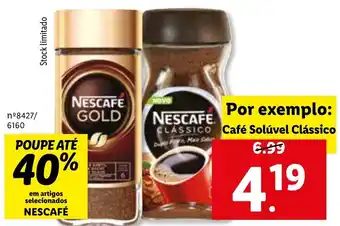 Lidl Café Solúvel Clássico promoção